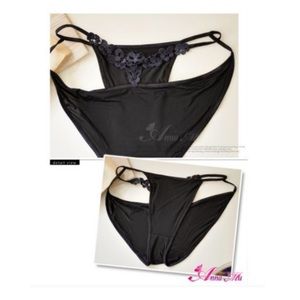 NWT Anna Mu Gracious Petal Semi-faced (Black)